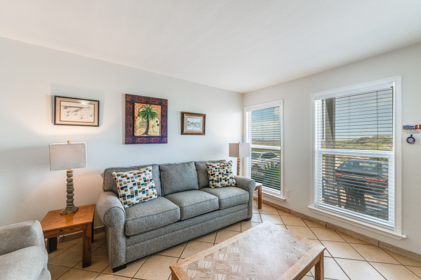 First Floor Condo with Gulf Views, Heated Pool, Hot Tub & On the - Beach Vacation Rentals in Corpus Christi, Texas on Beachhouse.com