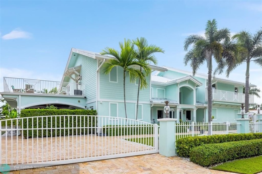 Welcome to this Key West-inspired waterfront estate in the - Beach Home for sale in Fort Lauderdale, Florida on Beachhouse.com