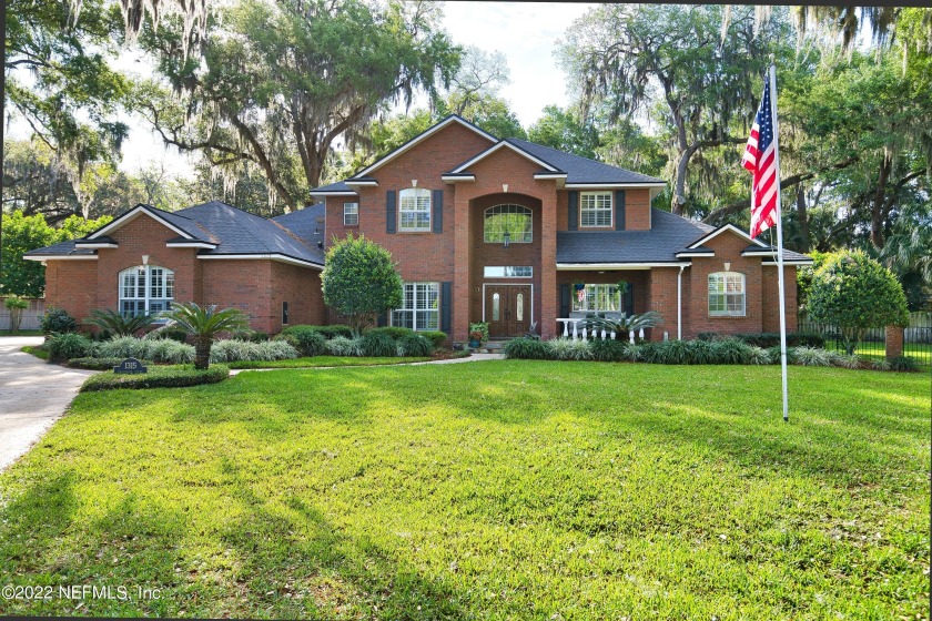 Fabulous custom brick home on 1/2 acre lot in a very private - Beach Home for sale in Neptune Beach, Florida on Beachhouse.com