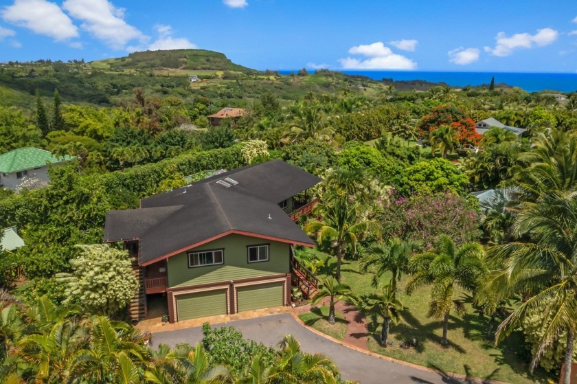 Exclusive, private North Shore neighborhood. This impressive 5 - Beach Home for sale in Kilauea, Hawaii on Beachhouse.com