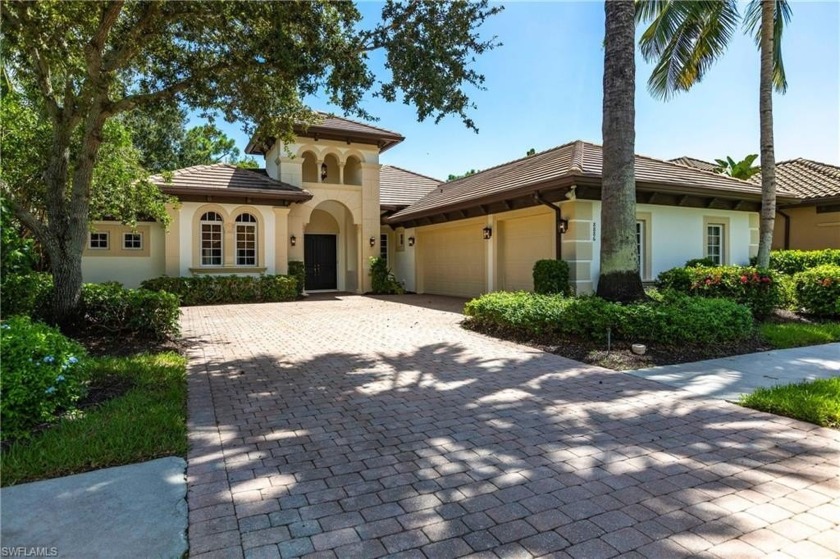 Welcome to this newly listed, beautiful courtyard home in the - Beach Home for sale in Naples, Florida on Beachhouse.com