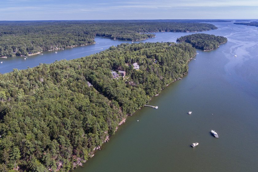 Harbor Ridge Road is high sited with outstanding water views - Beach Acreage for sale in West Bath, Maine on Beachhouse.com