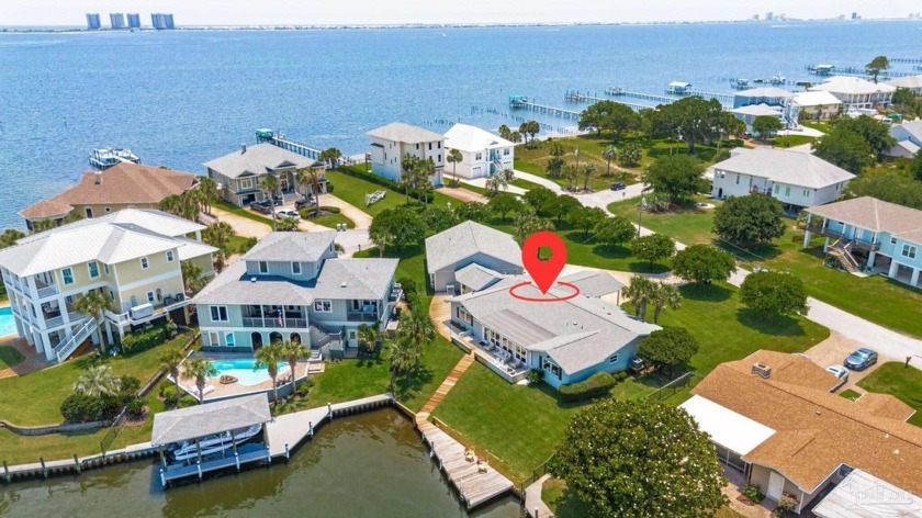 One-of-a-Kind Waterfront Canal Home on Two Lots - 4 En Suites - Beach Home for sale in Gulf Breeze, Florida on Beachhouse.com