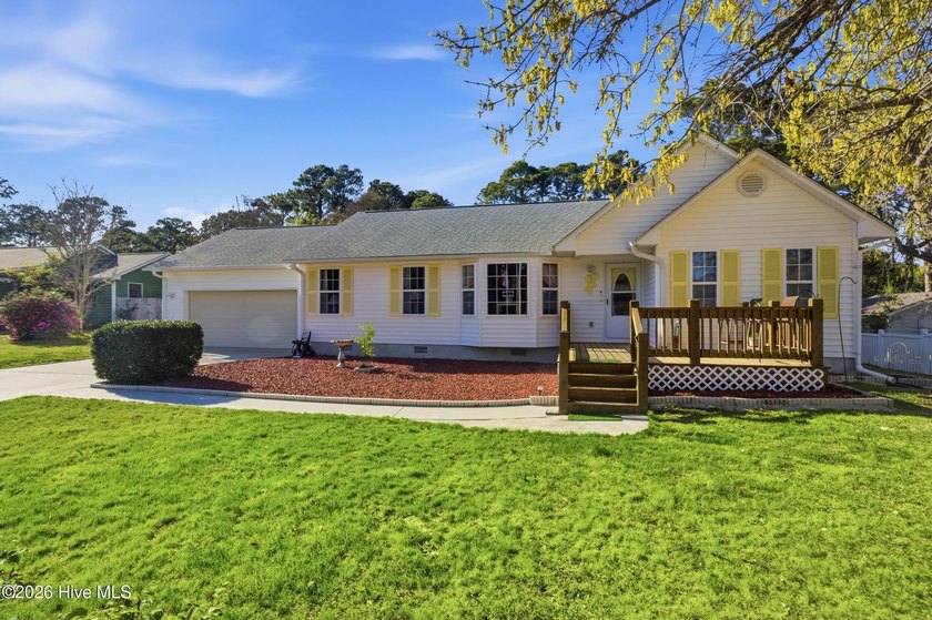 Welcome home to this beautifully maintained 3-bedroom, 2-bath - Beach Home for sale in Cape Carteret, North Carolina on Beachhouse.com