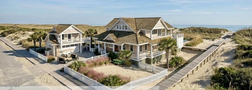 Oceanfront perfection on Bald Head Island's East Beach. Sitting - Beach Home for sale in Bald Head Island, North Carolina on Beachhouse.com