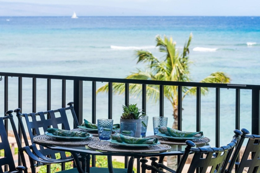 Hoyochi Nikko 208 · HN 208 Updated OceanFront 2BD w PoolAirbnb 2 - Beach Vacation Rentals in Lahaina, HI on Beachhouse.com