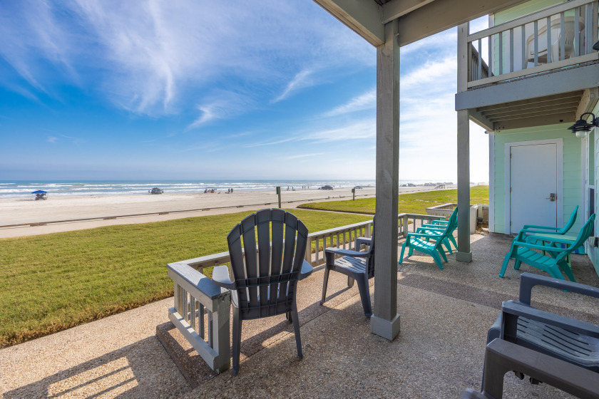 First Floor Beachfront Stay W Patio, Pool & Coastal - Beach Vacation Rentals in Corpus Christi, Texas on Beachhouse.com