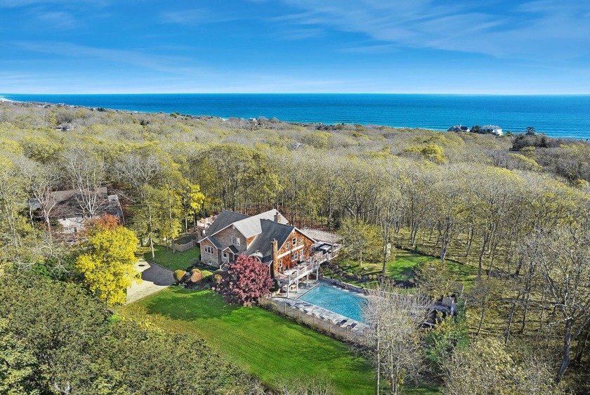 Nestled on an acre in Montauk's Hither Woods, adjacent to over a - Beach Home for sale in Montauk, New York on Beachhouse.com