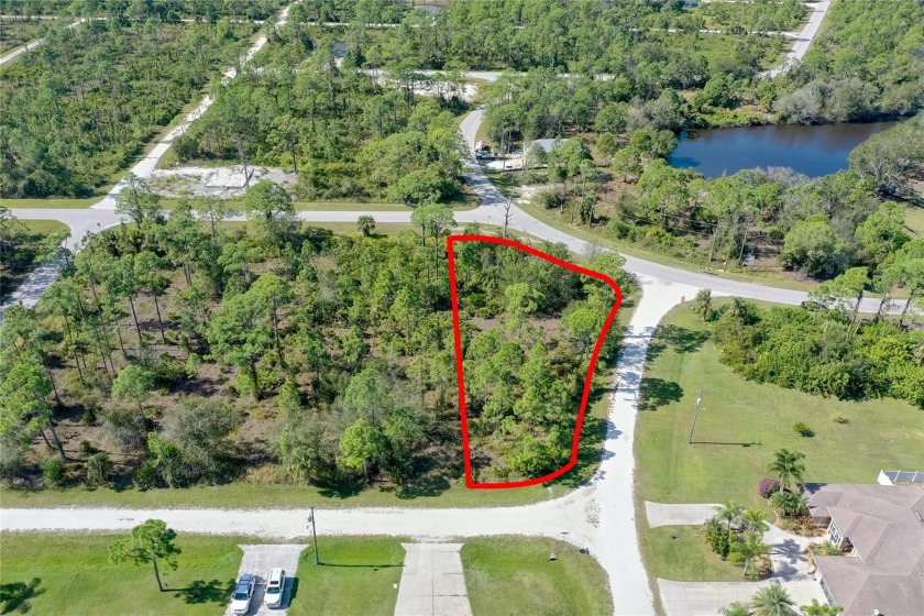 0.37 acre corner lot with unique shape that allows access from 4 - Beach Lot for sale in Punta Gorda, Florida on Beachhouse.com