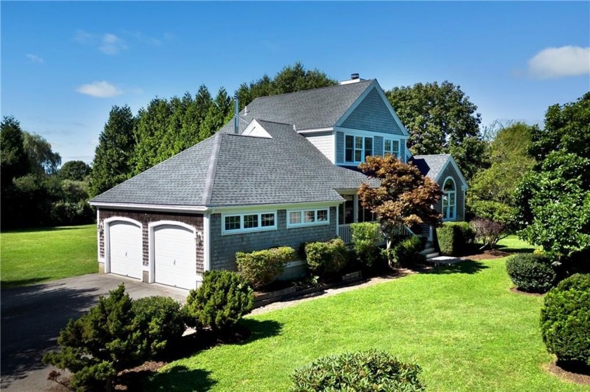 Architect-designed custom home sited on three quarters of an - Beach Home for sale in Portsmouth, Rhode Island on Beachhouse.com