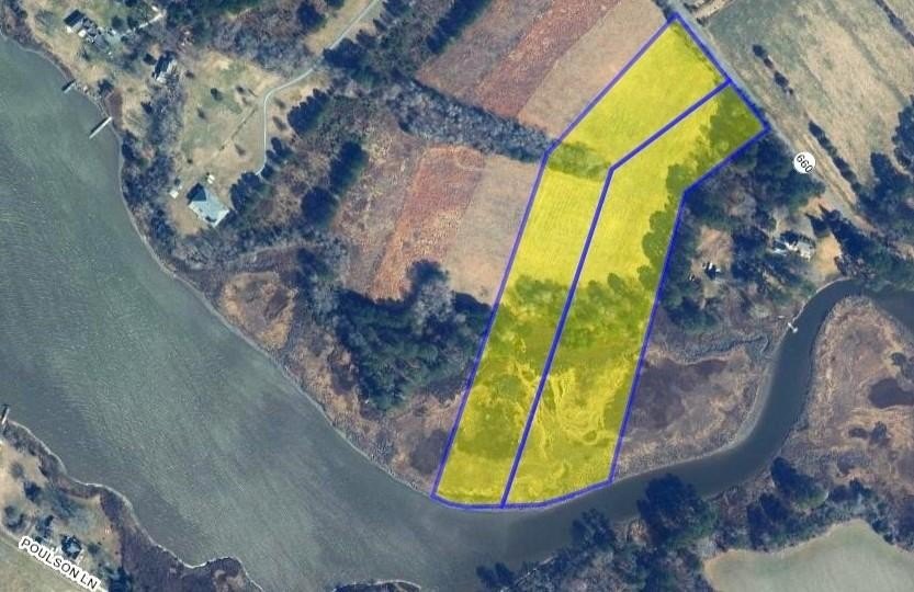 12 Acres located on the Delmarva peninsula, with the ocean on - Beach Acreage for sale in Onancock, Virginia on Beachhouse.com