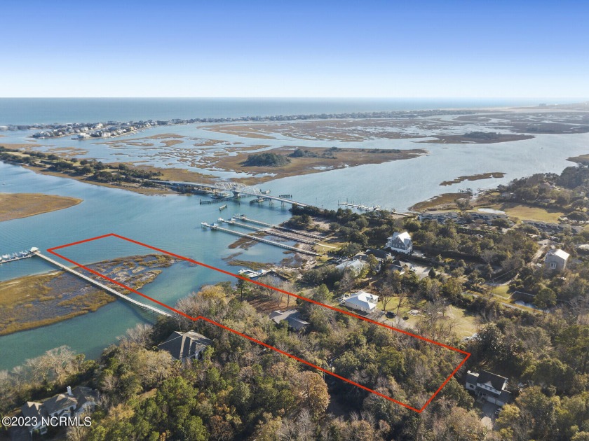 Tucked away on a private road, overlooking Figure Eight Island - Beach Acreage for sale in Wilmington, North Carolina on Beachhouse.com