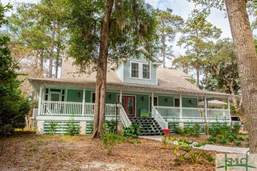 Situated on .83AC the low country wraparound porch leads to a - Beach Home for sale in Savannah, Georgia on Beachhouse.com