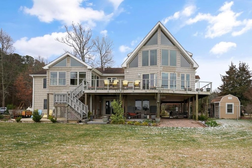 Spectacular contemporary waterfront home on Onancock Creek. The - Beach Home for sale in Onancock, Virginia on Beachhouse.com