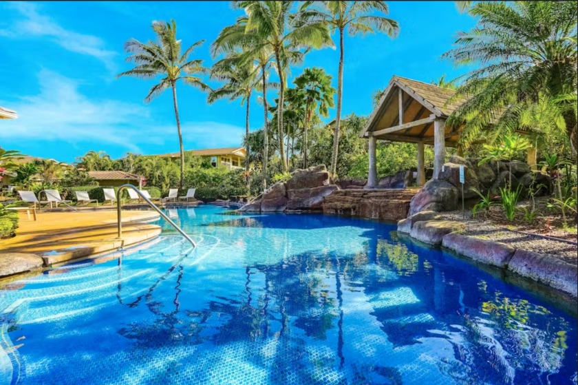 Nihilani 34C - Beautiful Hawaiian townhouse, central AC, hot tub - Beach Vacation Rentals in Princeville, Hawaii on Beachhouse.com
