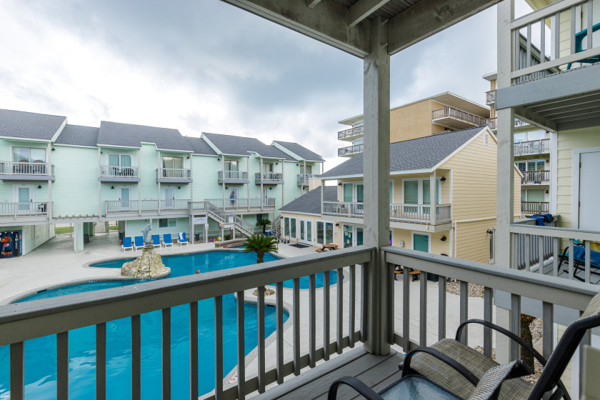 Relax Poolside Beach Condo with Balconies, Hot Tub & Beach - Beach Vacation Rentals in Corpus Christi, Texas on Beachhouse.com