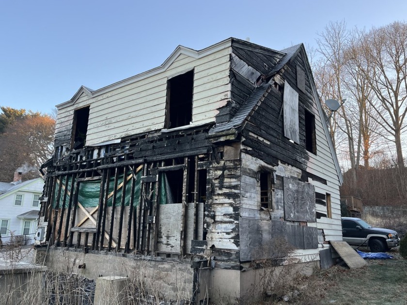 This property, while currently damaged and gutted due to a fire - Beach Home for sale in Groton, Connecticut on Beachhouse.com