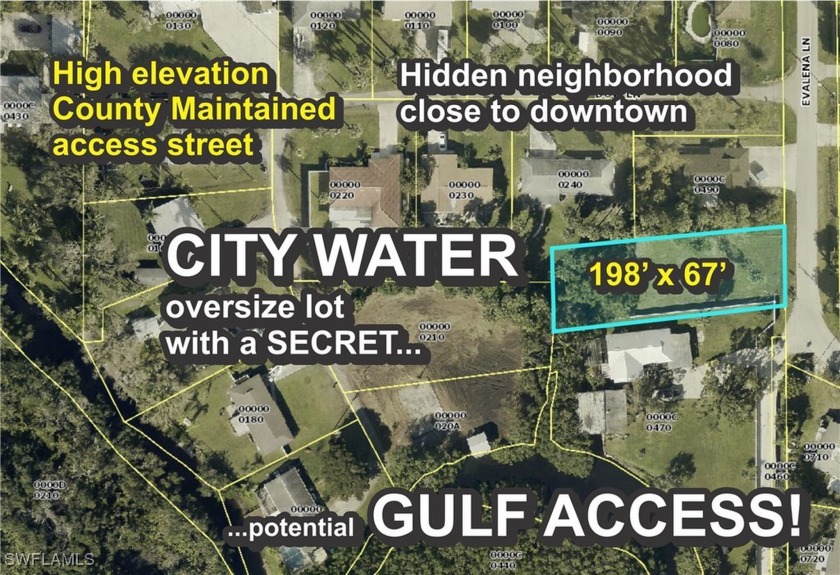 GULF ACCESS FOR THE PRICE OF A DRY LOT? Yes, by kayak presently - Beach Lot for sale in North Fort Myers, Florida on Beachhouse.com