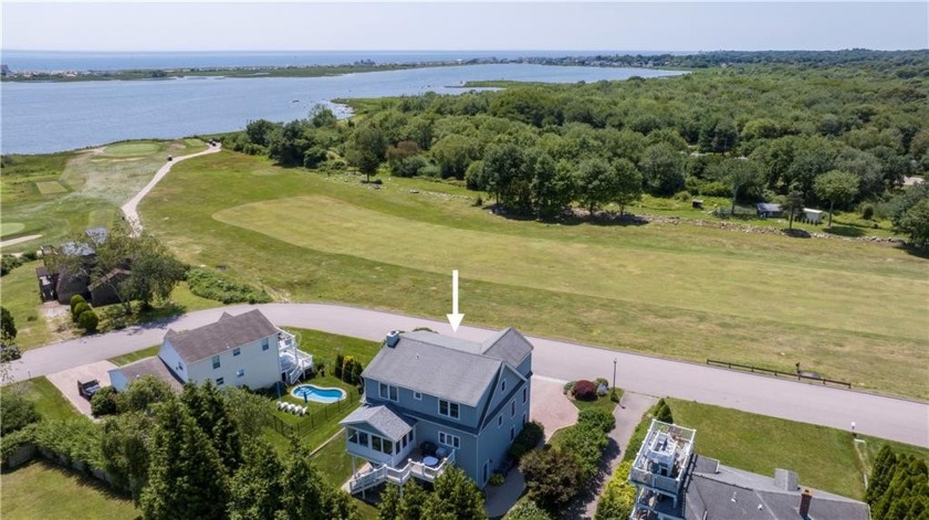 Stunning home overlooking the Winnapaug Golf Course with - Beach Home for sale in Westerly, Rhode Island on Beachhouse.com