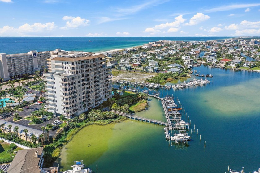 Riveting 270 degree views of the gulf and harbor from this - Beach Condo for sale in Destin, Florida on Beachhouse.com