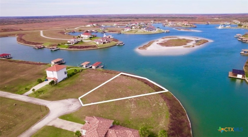 Spacious 176' wide, EAST facing waterfront POINT lot located at - Beach Lot for sale in Port O Connor, Texas on Beachhouse.com