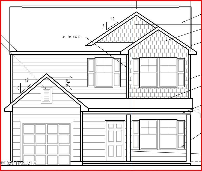 Under Construction. The Camille plan, is a charming 3 bedroom, 2 - Beach Home for sale in Wilmington, North Carolina on Beachhouse.com