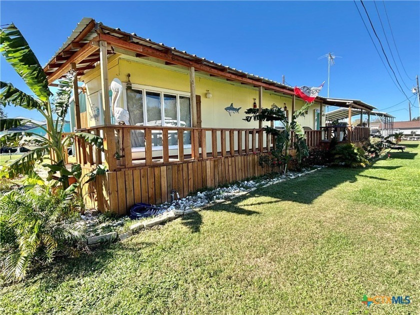 UNIQUE 1 Bed, 1 Bath w/Faux fireplace, on 1 lot w/2 RV Hook Ups - Beach Home for sale in Port O Connor, Texas on Beachhouse.com