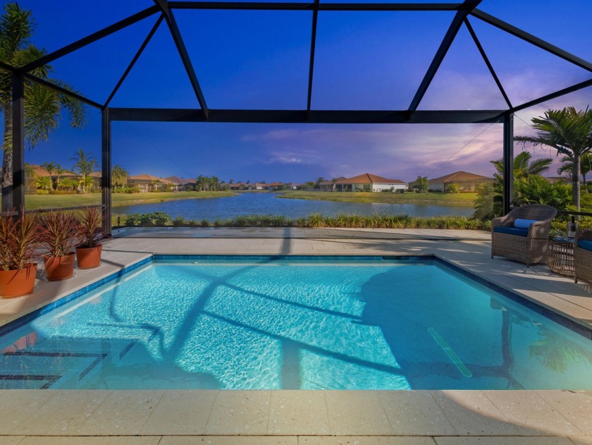 Enjoy the Florida lifestyle in your pool on the full-width bench - Beach Home for sale in Port Saint Lucie, Florida on Beachhouse.com