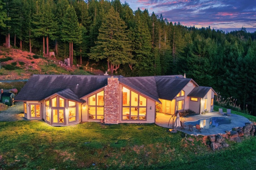 LUXURY LIVING AMIDST 100 ACRES OF REDWOOD FOREST!!! This - Beach Home for sale in Kneeland, California on Beachhouse.com