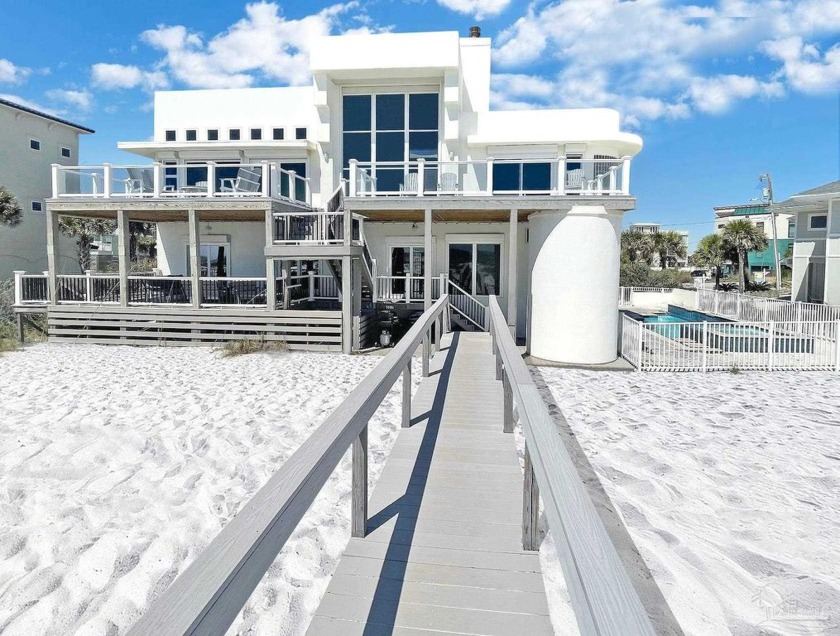 Stunning Gulf front house with new pool! Gulf views from every - Beach Home for sale in Pensacola Beach, Florida on Beachhouse.com