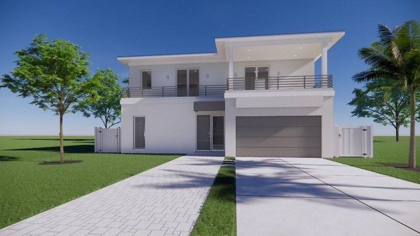 Under Construction. Brand-new modern two-story home by Milano - Beach Home for sale in Sarasota, Florida on Beachhouse.com