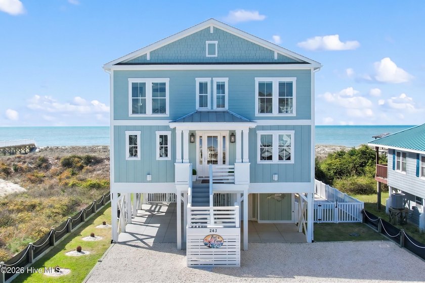 Here is your opportunity to purchase a spectacular oceanfront - Beach Home for sale in Holden Beach, North Carolina on Beachhouse.com