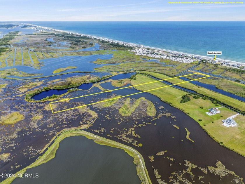 This stunning 11 acre parcel of land is a rare opportunity to - Beach Acreage for sale in North Topsail Beach, North Carolina on Beachhouse.com