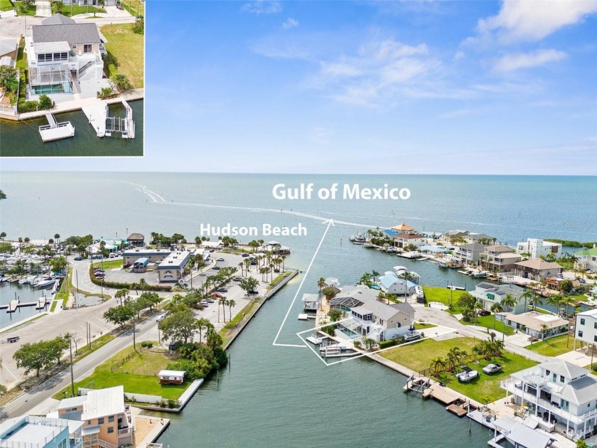 WATERFRONT 3/3/2 ELEVATED HOME almost right on the Gulf of - Beach Home for sale in Hudson, Florida on Beachhouse.com