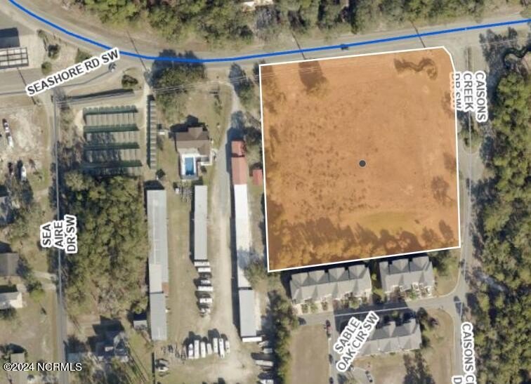 2.53-acre prime commercial parcel. Located between Holden Beach - Beach Commercial for sale in Supply, North Carolina on Beachhouse.com