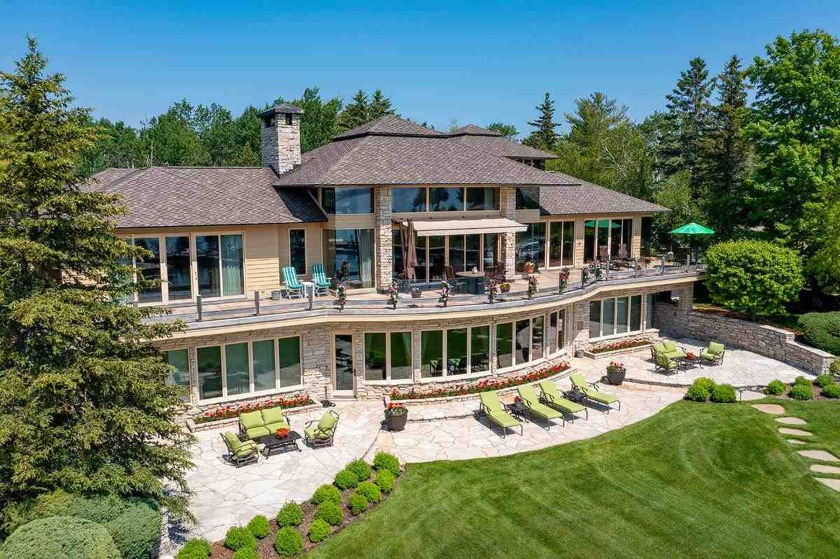 Grand home overlooking Oyster Bay, where the westerly sunset - Beach Home for sale in Charlevoix, Michigan on Beachhouse.com