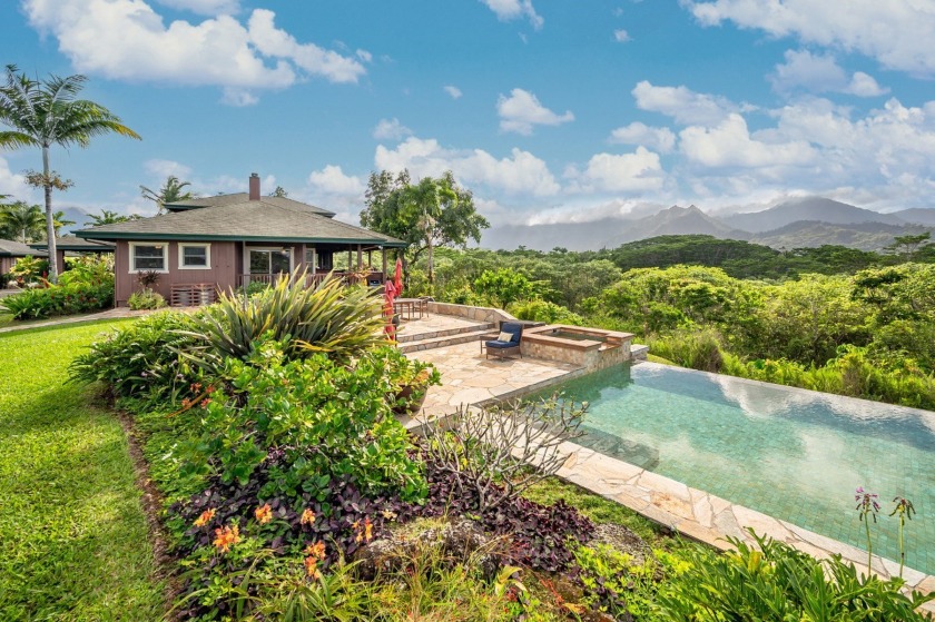 Located at the end of a long and very private driveway, this - Beach Home for sale in Princeville, Hawaii on Beachhouse.com