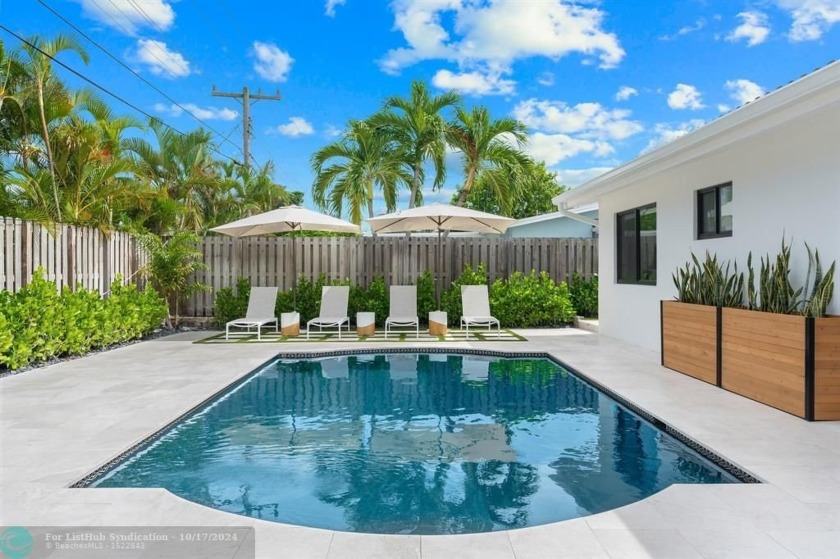 Experience modern coastal luxury in this beautifully remodeled - Beach Home for sale in Lighthouse Point, Florida on Beachhouse.com