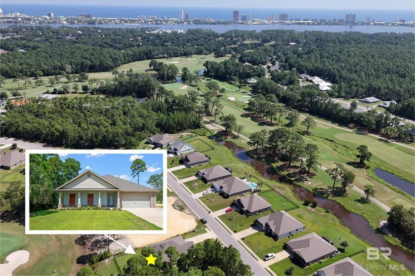 This stunning coastal home overlooks hole # 3 on Gulf Shores - Beach Home for sale in Gulf Shores, Alabama on Beachhouse.com