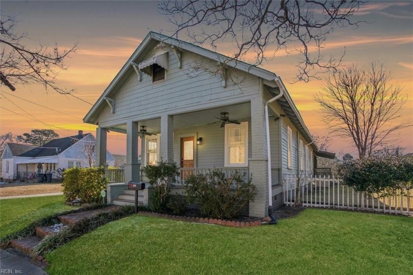 This charming, swanky bungalow has a large front porch with two - Beach Home for sale in Portsmouth, Virginia on Beachhouse.com