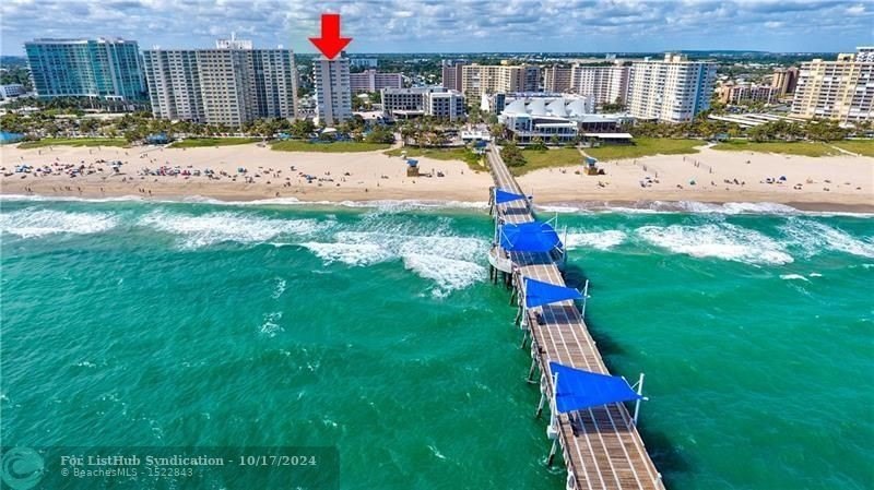 Beautiful and large 3 br 2 bath updated unit with great view of - Beach Condo for sale in Pompano Beach, Florida on Beachhouse.com