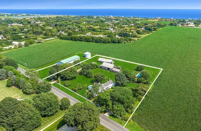Newly available, this unique offering presents the rare - Beach Home for sale in Sagaponack, New York on Beachhouse.com