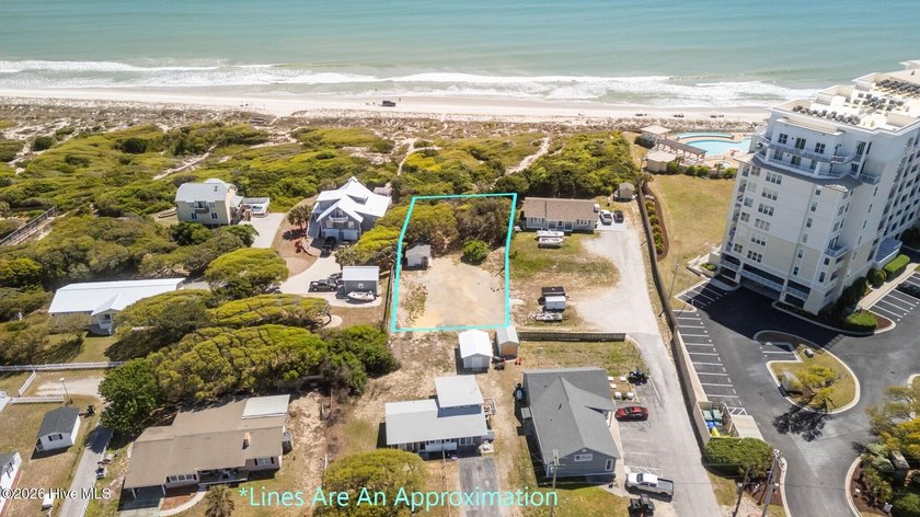OCEANFRONT LAND LOT! This lot has two levels and is entirely - Beach Lot for sale in Salter Path, North Carolina on Beachhouse.com