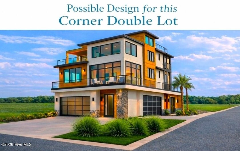 A unique opportunity:...build up to 3 units... Not many double - Beach Lot for sale in Carolina Beach, North Carolina on Beachhouse.com