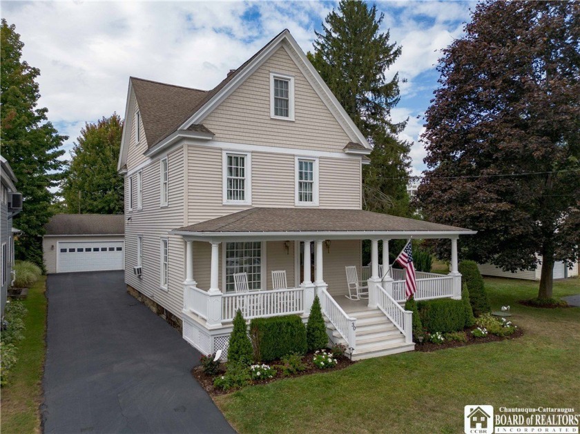 Stunning Village of Bemus Point Colonial Home! This home is - Beach Home for sale in Ellery, New York on Beachhouse.com