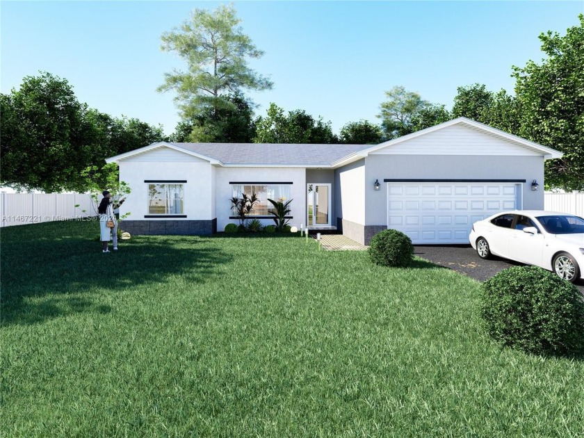 This beautiful 3/2 home is under construction, work just started - Beach Home for sale in Lehigh Acres, Florida on Beachhouse.com