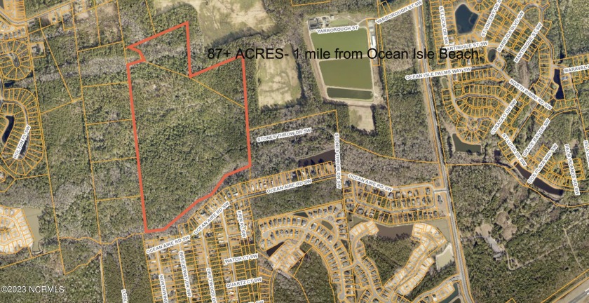 PRIME LOCATION! Over 87 Acres to be combined with 37.76 Acres - Beach Acreage for sale in Ocean Isle Beach, North Carolina on Beachhouse.com