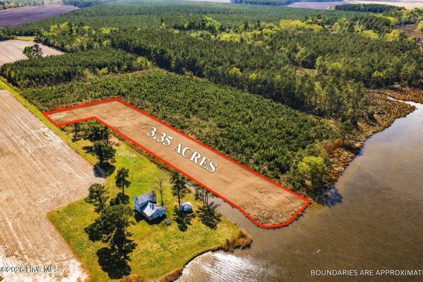 Great 3.35 acre waterfront lot available on Jordans Creek. No - Beach Acreage for sale in Belhaven, North Carolina on Beachhouse.com
