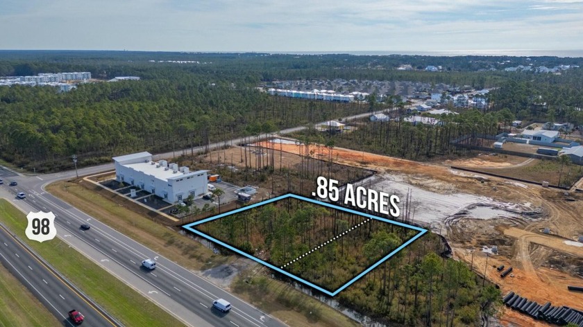 VALUABLE CROSS-ACCESS EASEMENT TO THOMPSON ROAD AT REAR OF SITE - Beach Lot for sale in Santa Rosa Beach, Florida on Beachhouse.com