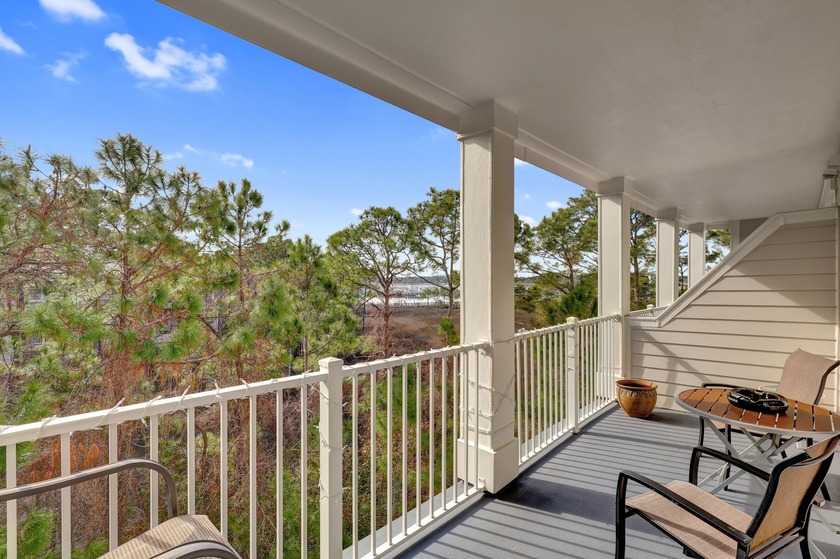 From this third floor covered balcony, enjoy beautiful views of - Beach Condo for sale in Miramar Beach, Florida on Beachhouse.com
